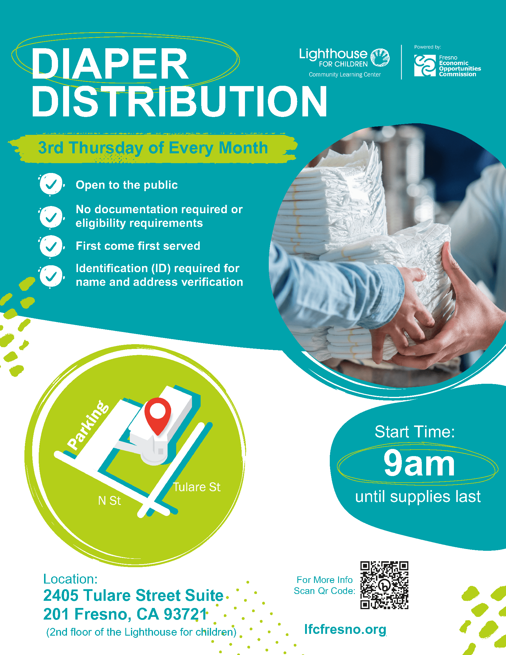 Diaper Distribution / Distribucion De Panales Lighthouse for Children